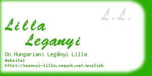 lilla leganyi business card